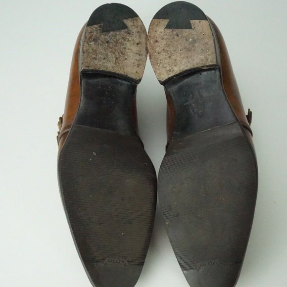 Stuarts Choice x Grenson Masterpiece Brown Broque Double Monk Shoes Sz 11.5 main image 4